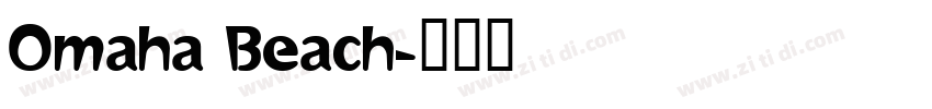 Omaha Beach字体转换